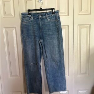 Chico's Blue Straight Leg Jeans